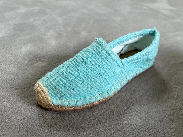 Espadrilles cyan en jute tressé - Naturelles - Image 19