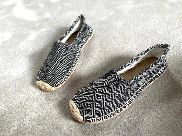 Espadrilles noires ébène en jute tressé - Diamond - Image 11