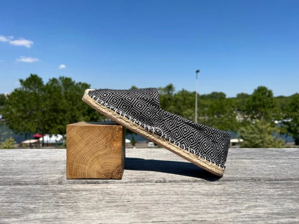Espadrilles noires ébène en jute tressé - Diamond - Image 5