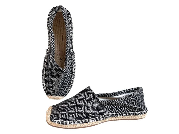 Espadrilles noires ébène en jute tressé - Diamond - Image 6