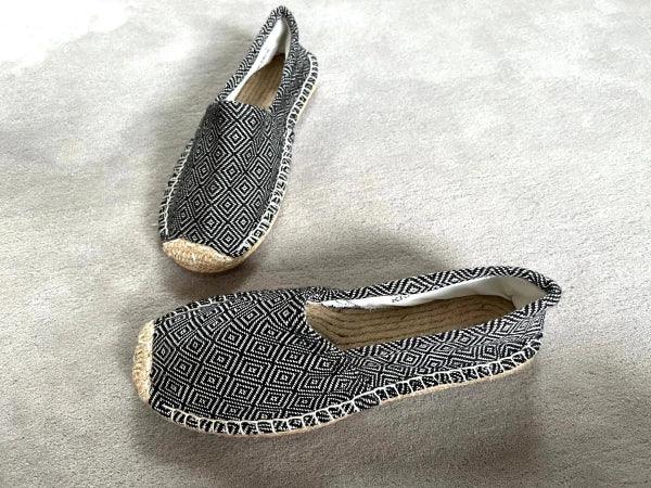 Espadrilles noires ébène en jute tressé - Diamond - Image 7