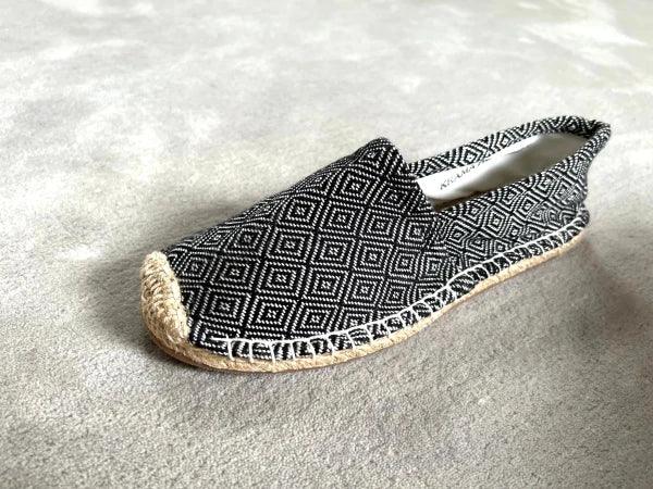 Espadrilles noires ébène en jute tressé - Diamond - Image 8