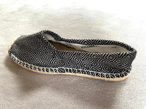 Espadrilles noires ébène en jute tressé - Diamond - Image 9