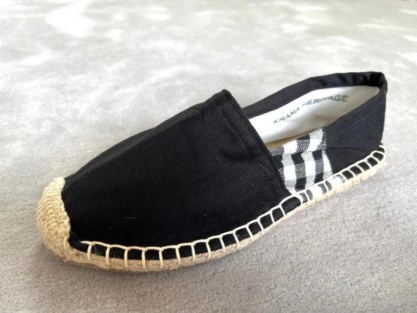 Espadrilles noires en jute tressé - Krama - Image 5