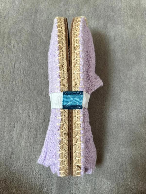 Espadrilles parme en jute tressé - Naturelles - Image 14