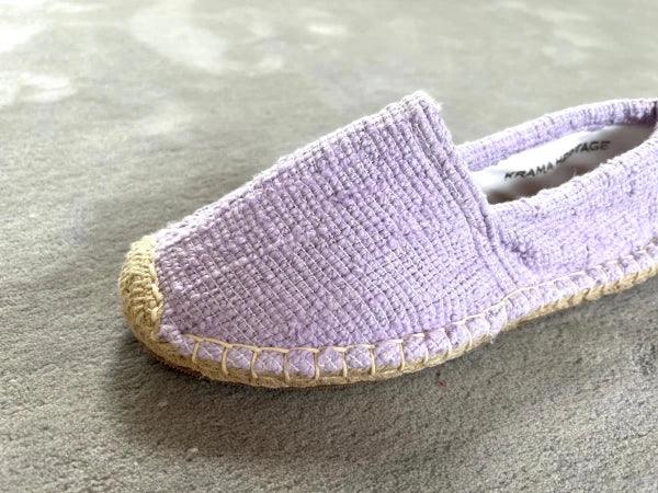 Espadrilles parme en jute tressé - Naturelles - Image 3