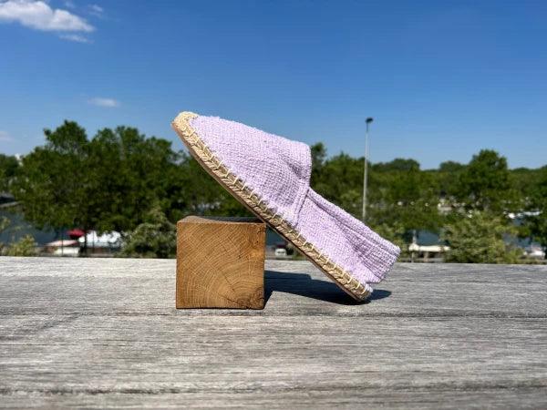 Espadrilles parme en jute tressé - Naturelles - Image 7