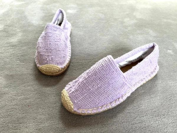 Espadrilles parme en jute tressé - Naturelles - Image 8