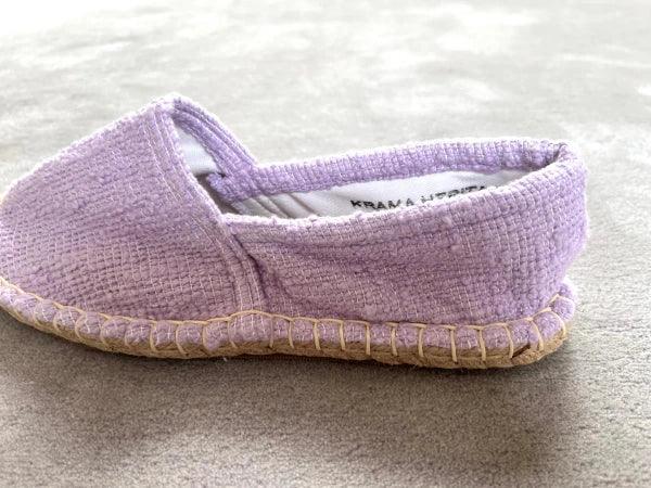 Espadrilles parme en jute tressé - Naturelles - Image 9