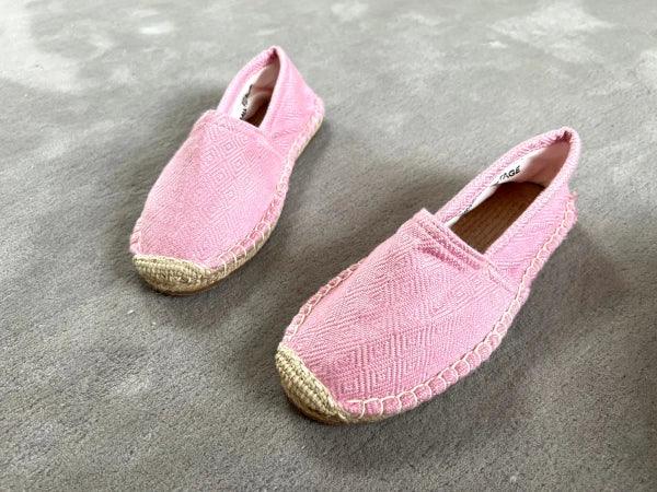 Espadrilles rose clair en jute tressé - Diamond - Image 10