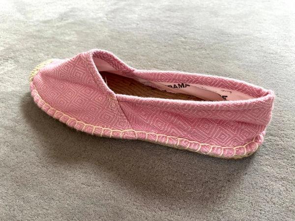 Espadrilles rose clair en jute tressé - Diamond - Image 6
