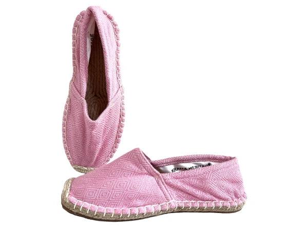 Espadrilles rose clair en jute tressé - Diamond - Image 7