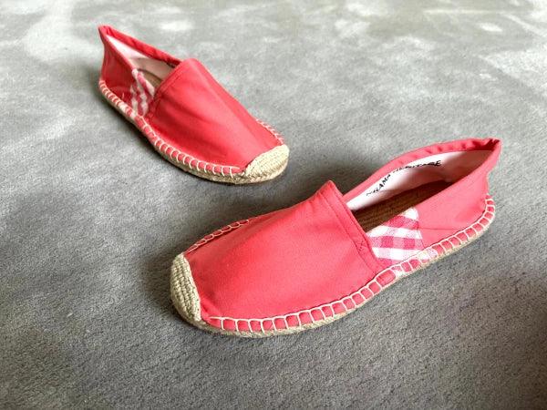 Espadrilles rose en jute tressé - Krama - Image 10