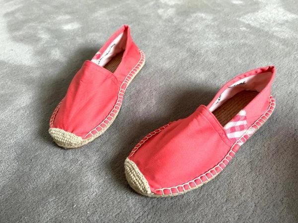 Espadrilles rose en jute tressé - Krama - Image 5