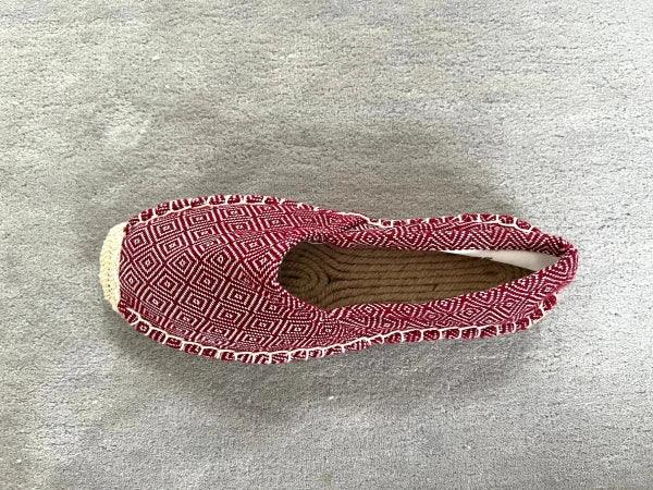 Espadrilles rouge brique en jute tressé - Diamond - Image 10