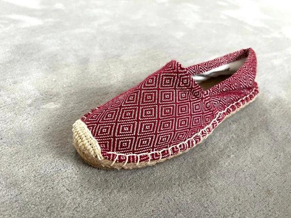 Espadrilles rouge brique en jute tressé - Diamond - Image 12