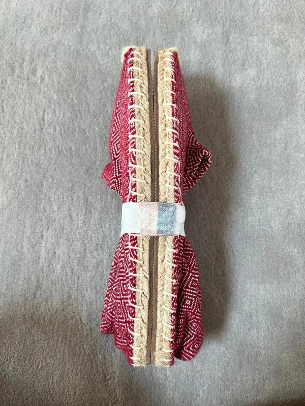 Espadrilles rouge brique en jute tressé - Diamond - Image 6