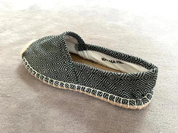 Espadrilles vert forêt en jute tressé - Diamond - Image 9