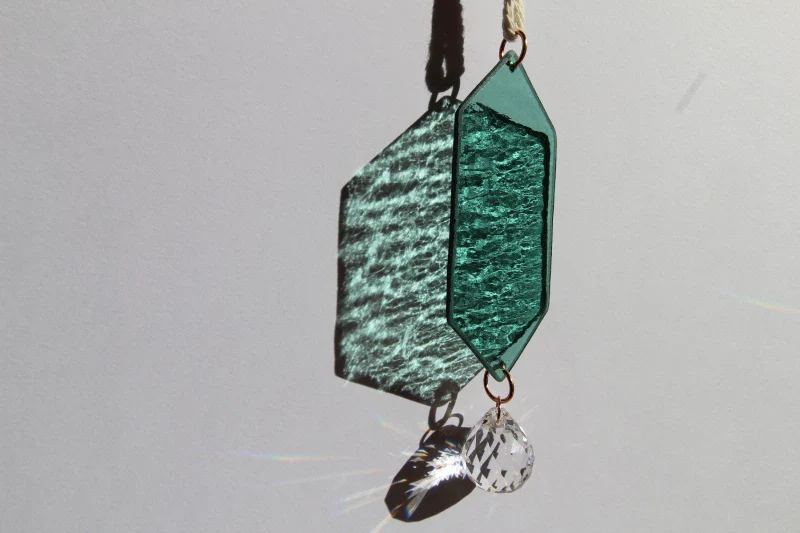 Attrape-soleil en Verre Sculpté, Fait Main - Image 10