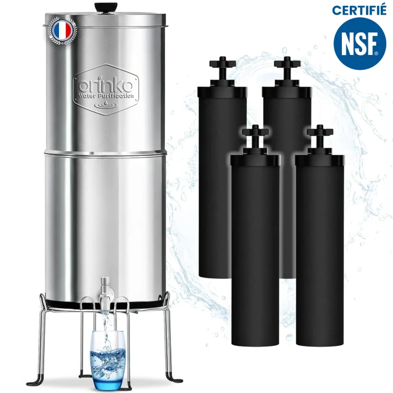 Filtre à Eau par Gravité 8,5L avec 4 Cartouches - Image 10