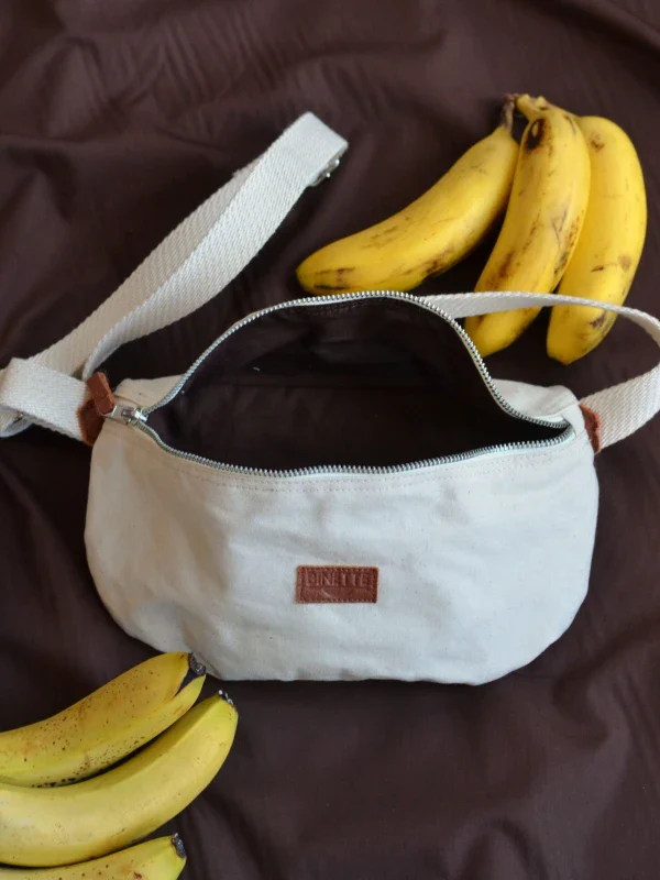 Grand sac banane vegan à partir de banane et ananas - Naturel - Image 9