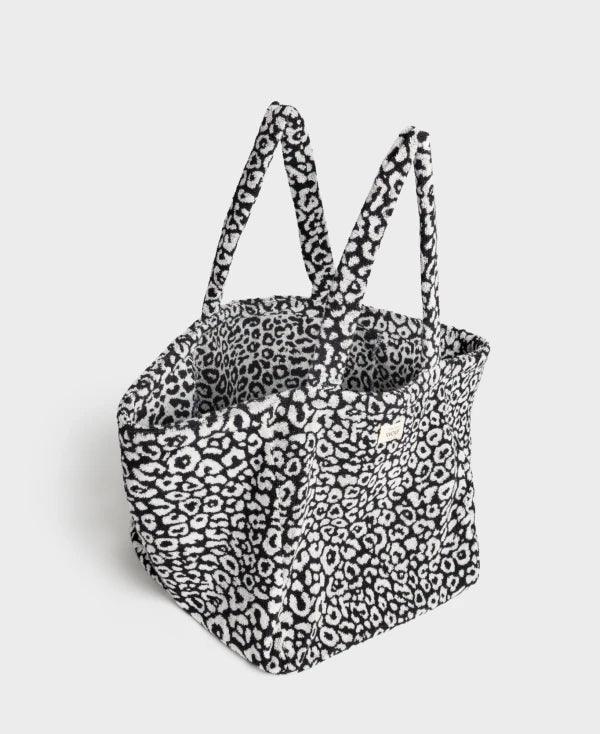 Grand sac cabas effet serviette en coton bio -  Dalmatien Coco - Image 3