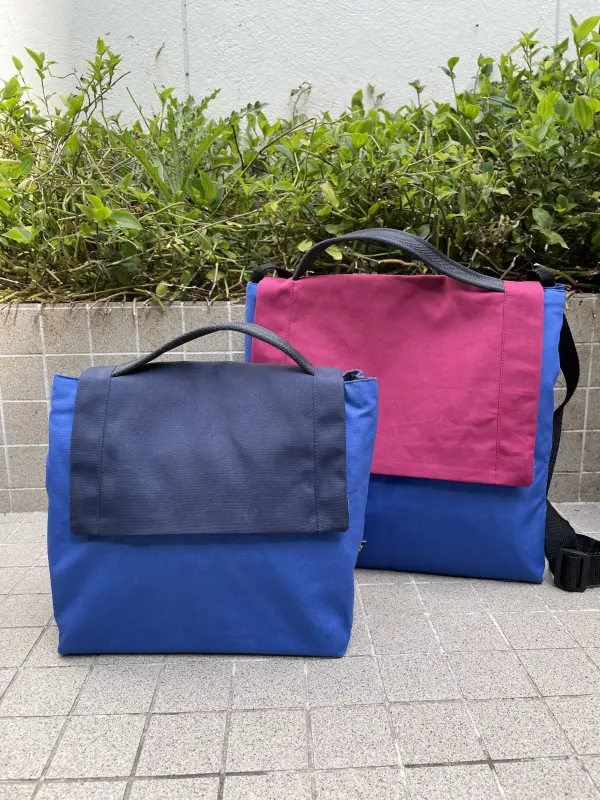 Grand sac isotherme upcyclé - Plusieurs coloris - Image 6