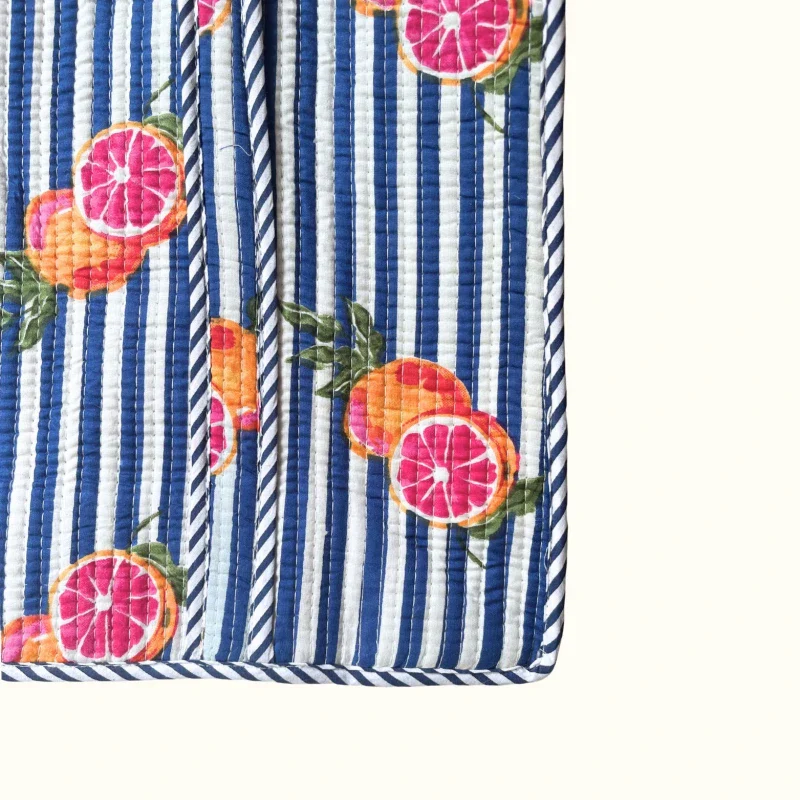 Grand tote bag à Zip  – "Blood Orange Breeze" - Image 2