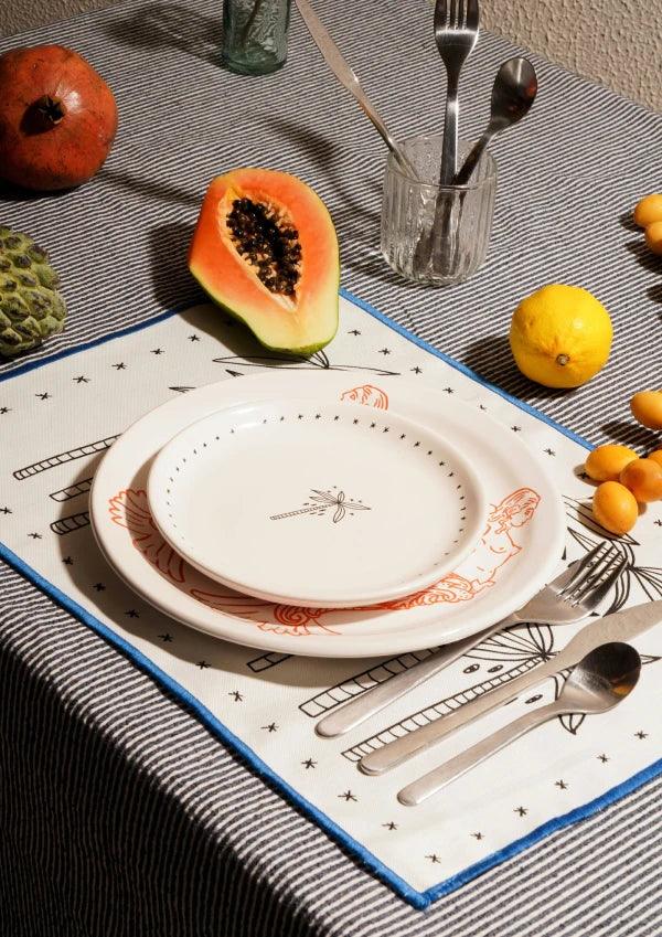 Grande assiette en céramique - Mermaid - Image 3