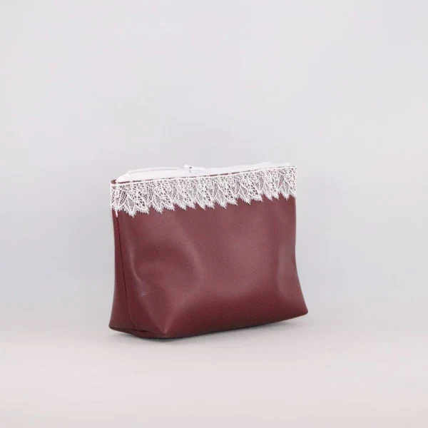 Grande trousse triangle en alter-cuir de raisin - Image 10
