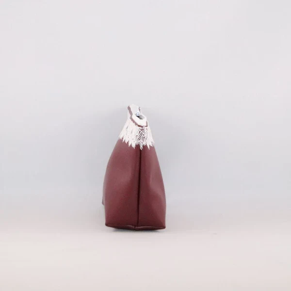 Grande trousse triangle en alter-cuir de raisin - Image 8