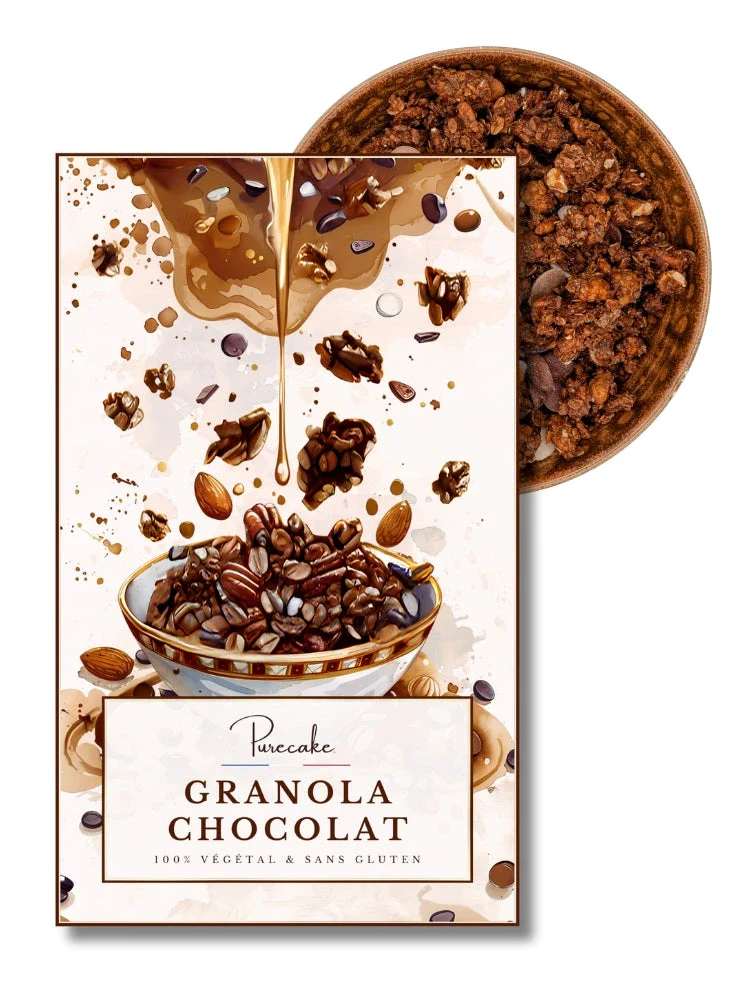 Granola Trio Chocolats (blanc, noir, lait) - Image 2