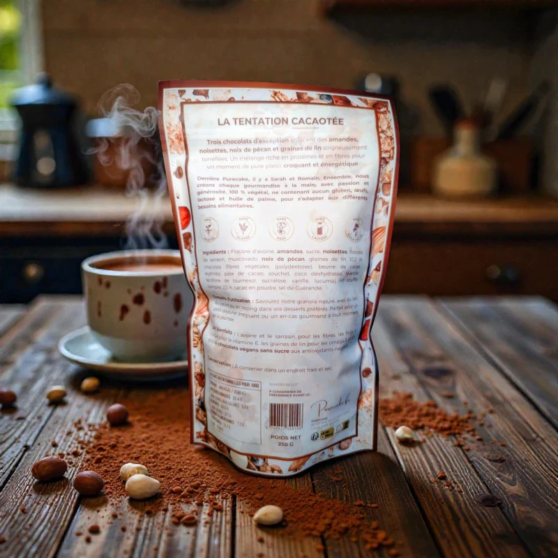 Granola Trio Chocolats (blanc, noir, lait) - Image 7
