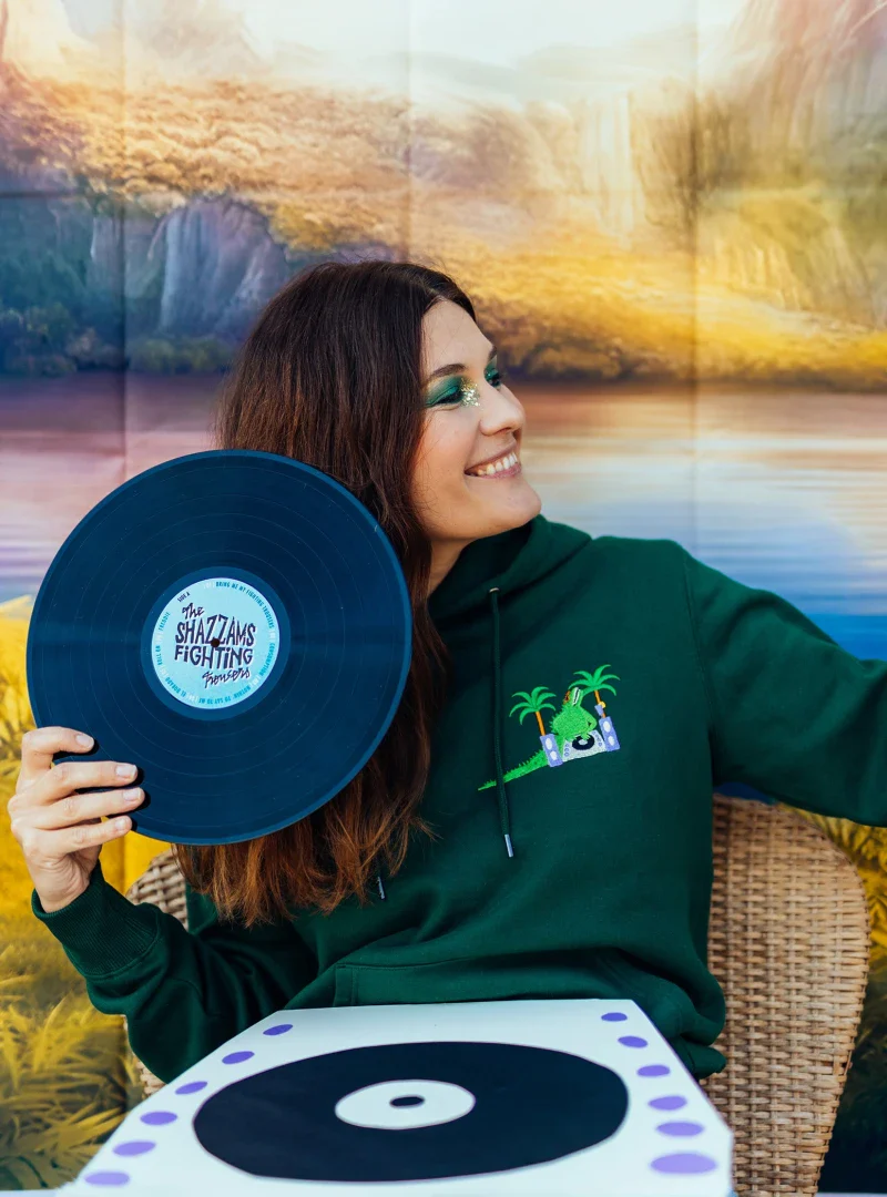Hoodie en coton bio unisexe – DJ Dino - Image 3