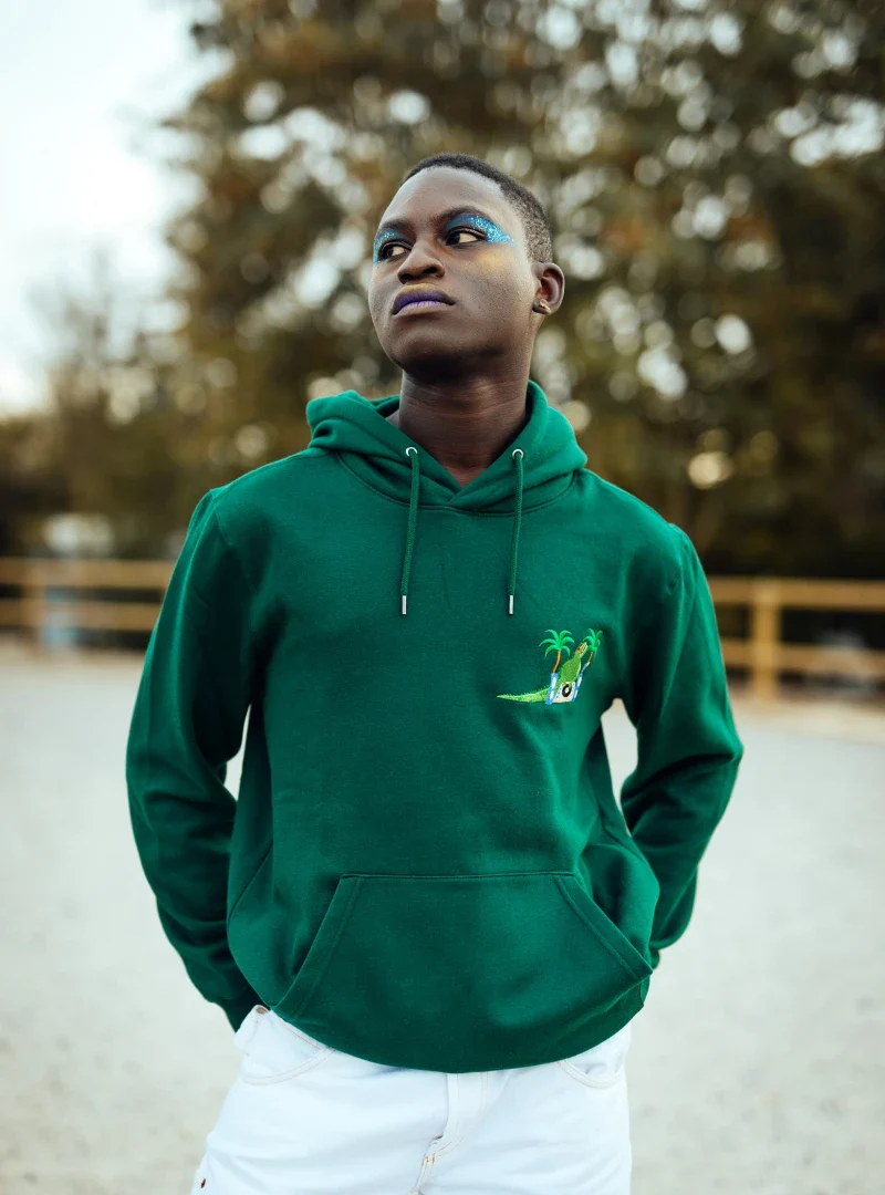 Hoodie en coton bio unisexe – DJ Dino - Image 4