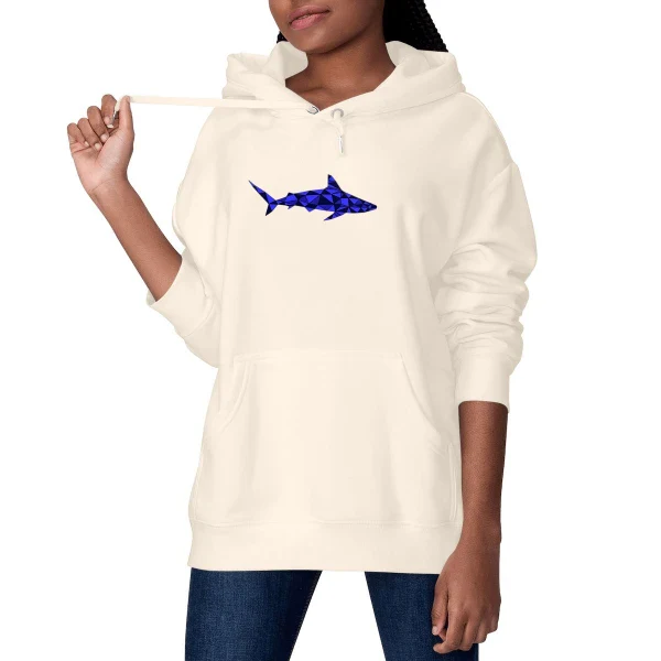 Hoody unisexe en coton bio - Requin - Image 2