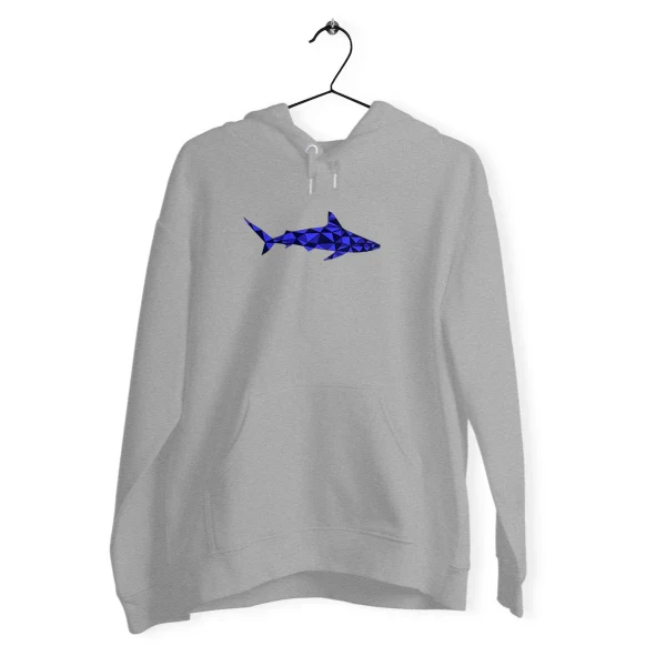 Hoody unisexe en coton bio - Requin - Image 5