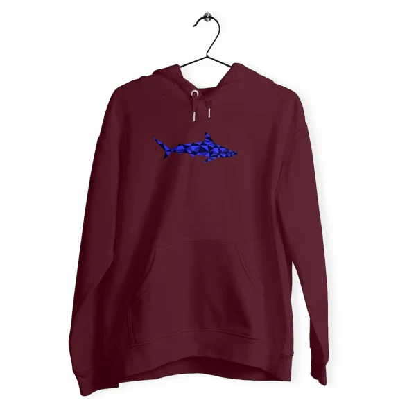 Hoody unisexe en coton bio - Requin - Image 7