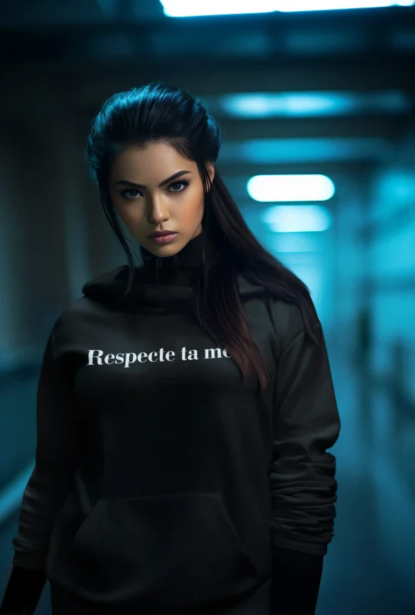 Hoody unisexe en coton bio - Respecte ta mer - Image 11