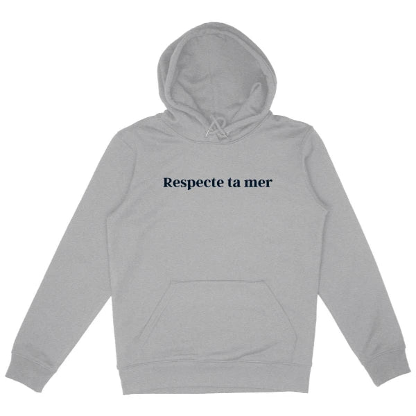 Hoody unisexe en coton bio - Respecte ta mer - Image 17