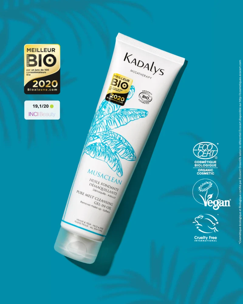 Huile Fondante Démaquillante Bio à la Banane Jaune 150ml - MUSACLEAN - Image 10