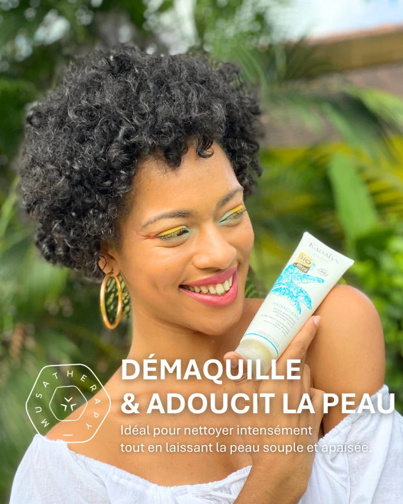 Huile Fondante Démaquillante Bio à la Banane Jaune 150ml - MUSACLEAN - Image 11