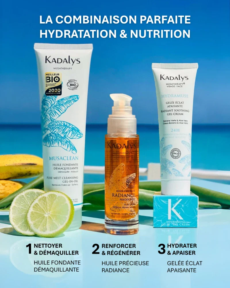 Huile Fondante Démaquillante Bio à la Banane Jaune 150ml - MUSACLEAN - Image 14