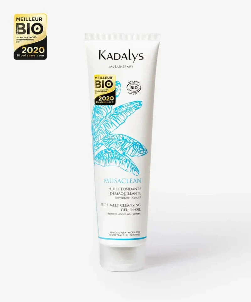 Huile Fondante Démaquillante Bio à la Banane Jaune 150ml - MUSACLEAN - Image 4