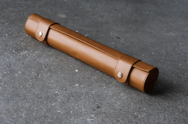 Jeu du Jacquet pliable - Backgammon de voyage en cuir végan - Image 6