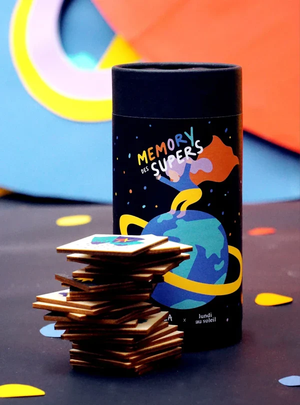Jeu memory illustré pour enfants - Les Supers - Image 3