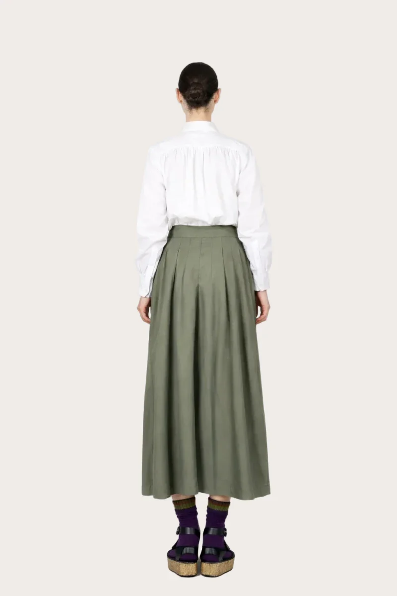 Jupe-Culotte en coton upcyclé - Zen - Image 2
