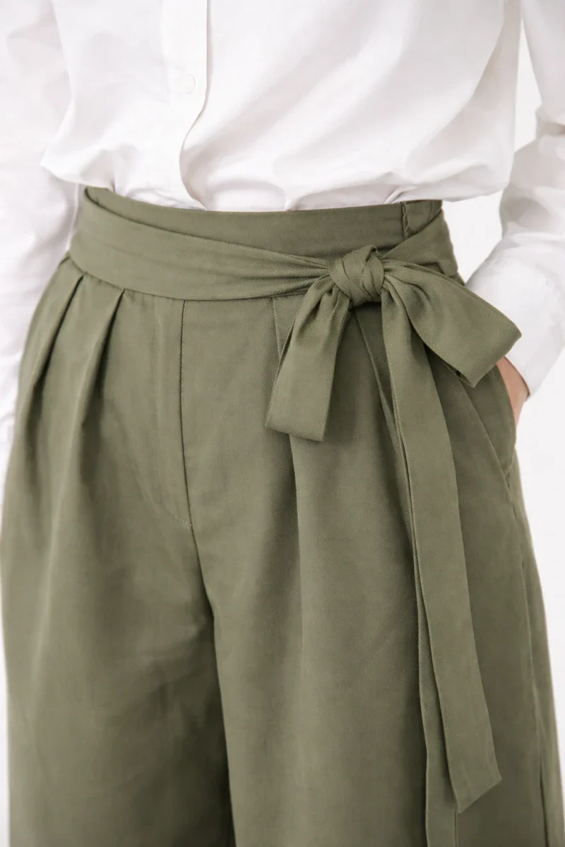Jupe-Culotte en coton upcyclé - Zen - Image 4