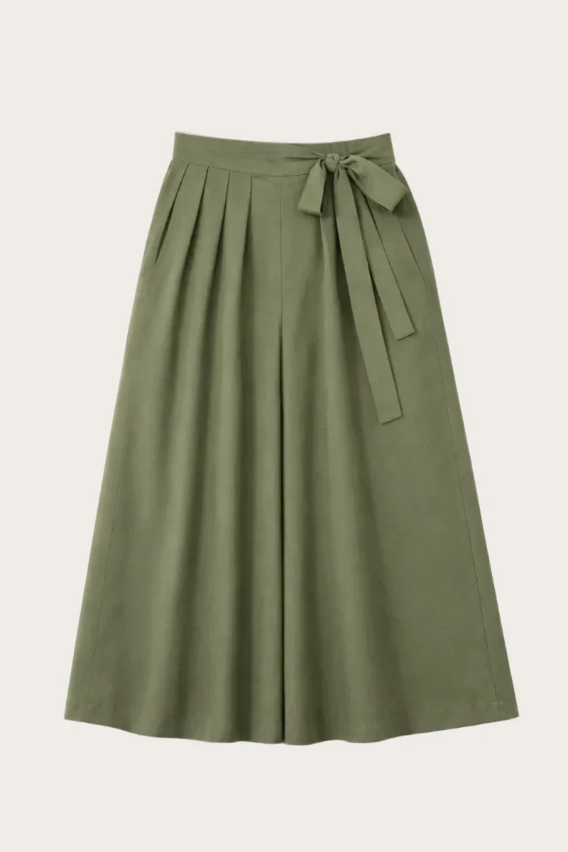 Jupe-Culotte en coton upcyclé - Zen - Image 6