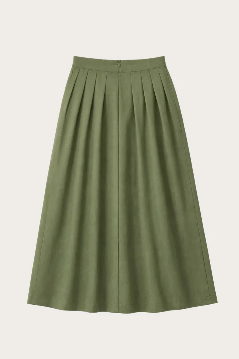 Jupe-Culotte en coton upcyclé - Zen - Image 7